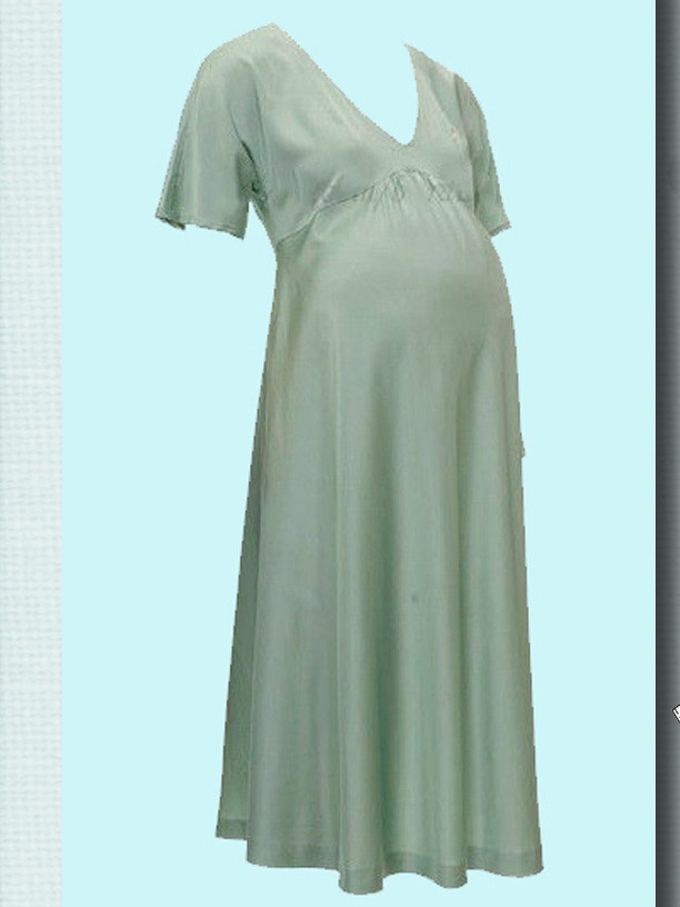 لباس بارداری با الگو- مدل 128 از بوردا فوریه 2012