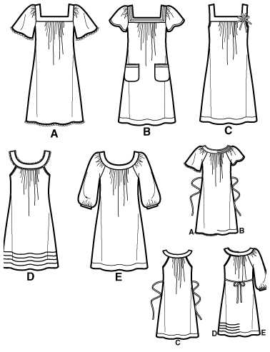 انواع الگو پیراهن زنانه